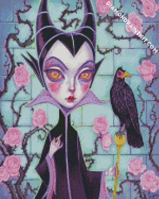 Little maleficent diamond paintings