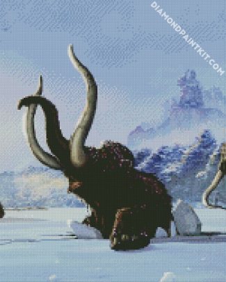 Little mammoth diamond paintings