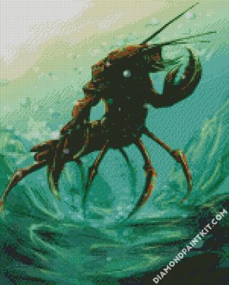 Lobster Man diamond painting