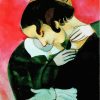 Lover In Pink Marc Chagall diamond painting