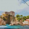 Lovrijenac Dubrovnik Castle diamond painting