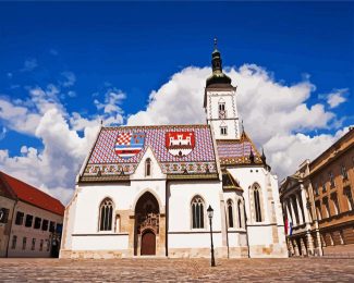 Lovrijenac St Marks Church diamond painting