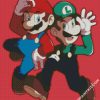 Luigi And Mario Brothers diamond painting