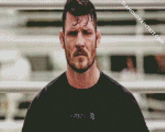 MMA Player Micheal Bisping diamond painting