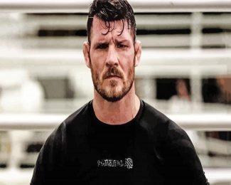 MMA Player Micheal Bisping diamond painting