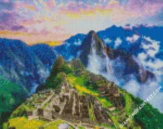 Machu Picchu Peru diamond painting