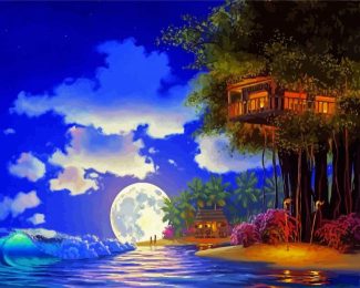 Magical Tropical Island diamond painting