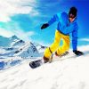 Man Snowboarding diamond painting