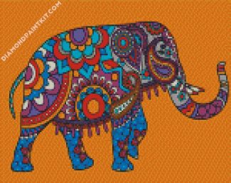 Mandala Elephant diamond paintings