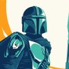 Mandalorian Boba Fett Illustration diamond painting