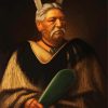 Maori Man Portrait diamond painting