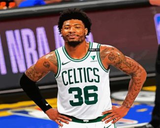 Marcus Smart Celtics 3 diamond painting