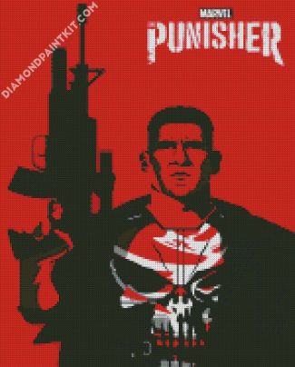 Marvel The Punisher diamond painting