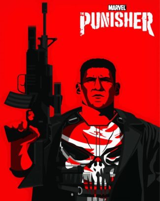 Marvel The Punisher diamond painting