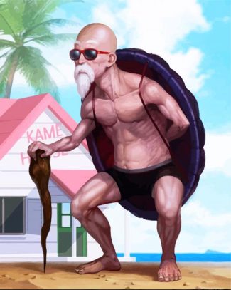 Master Roshi diamond painting