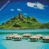 Mauritius Beach Huts diamond paintings