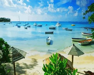 Mauritius Beach diamond painting