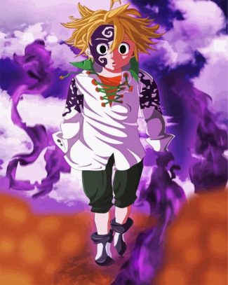 Meliodas Nanatsi No Taizai Anime diamond painting