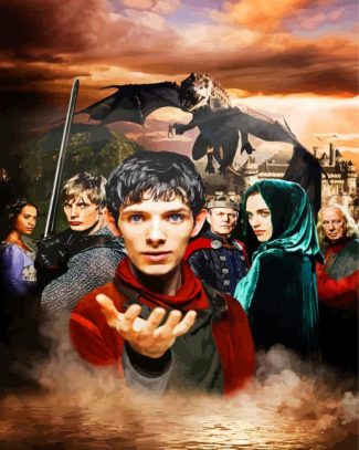 Merlin Characters diamond painting