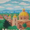 Mexico City Travel Poster diamond paintings