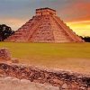 Mexico chichen itza At Sunset diamond painting