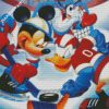 Mickey Mouse Playing Hockey diamond painting