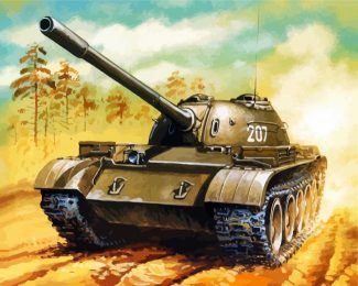 Military Tank Art diamond painting