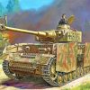 Military Tank diamond painting