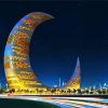 Moon Tower Dubai diamond painting