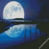 Moonlight Reflection diamond painting