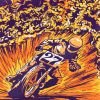 Motorcycle Race diamond painting