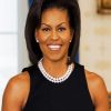 Mrs Michelle Obama diamond painting