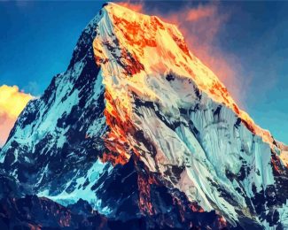 Mt Everest At Sunset diamond painting