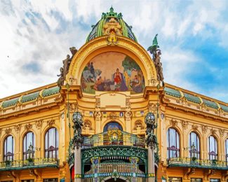 Municipal House czech diamond painting