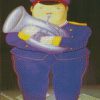 Musician Fernando Botero diamond paintings