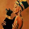 Nefertiti And Black Cat diamond painting