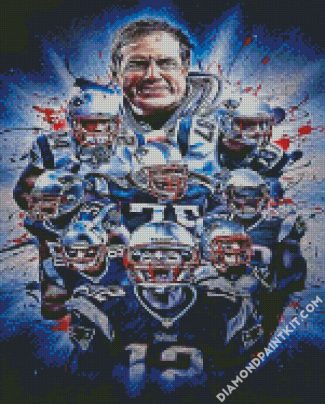 New Englan Patriots diamond painting