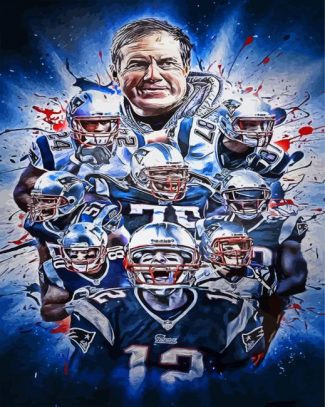 New Englan Patriots diamond painting