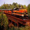 North Shore Scenic Railroad Duluth diamond painting