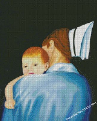 Nurse And Baby diamond paintings