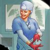 Nurse Illustration diamond painting