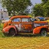 Old Rusted Car diamond painting