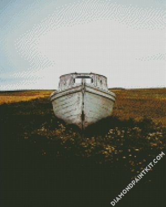 Old Rusty Boat diamond painting