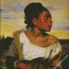 Orphan Girl At The Cemetery Delacroix Eugène diamond painting