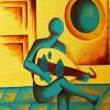 Oud Player diamond painting