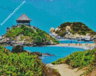 Parque Nacional Natural Tayrona Columbia diamond painting