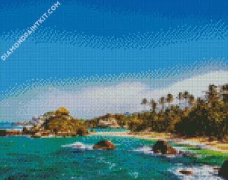 Parque Nacional Natural Tayrona Columbia 2 diamond painting