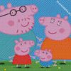 Peppa Family diamond painting