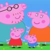 Peppa Family diamond painting