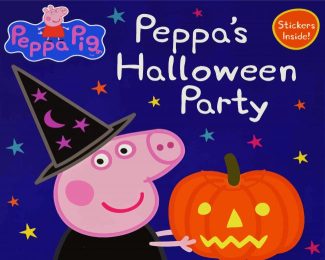 Peppa Pig Halloween diamond painting